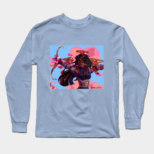 Cupid Bot Long Sleeve T-Shirt by Kaliuyn__